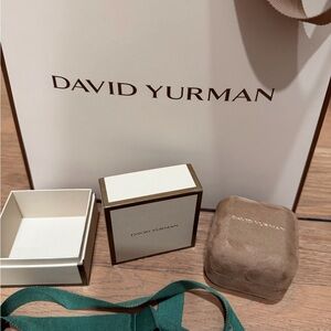 David Yurman Cream and Brown Box Set